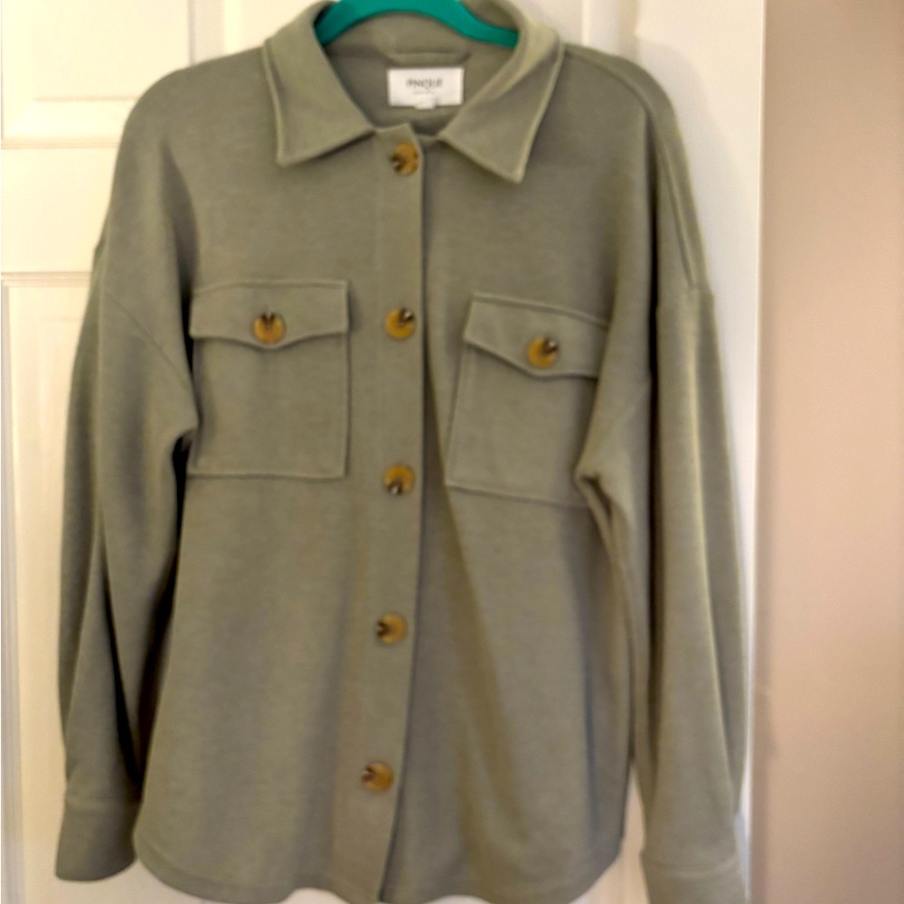 Pinkie Design Leen Collared Sweater Jacket